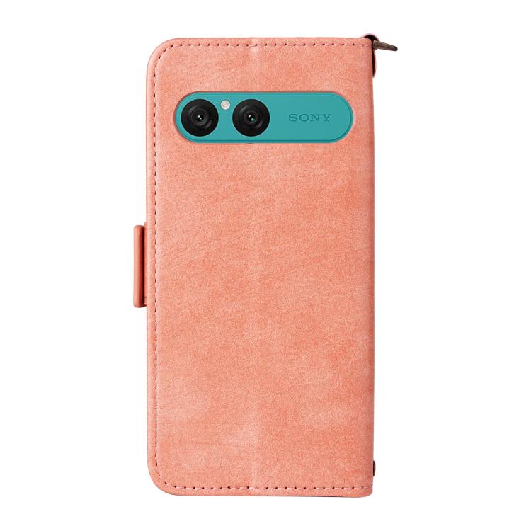 For Sony Xperia 10 VII Multi-card Slots Crossbody Cowhide Leather Phone Case