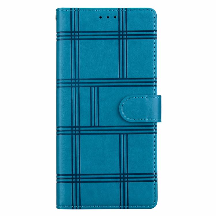 For Xiaomi 15 Embossed Checkered Leather Phone Case