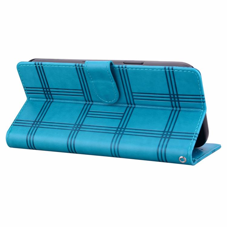 For Xiaomi 15 Pro Embossed Checkered Leather Phone Case