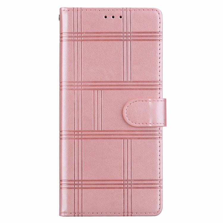 For Xiaomi 15 Pro Embossed Checkered Leather Phone Case
