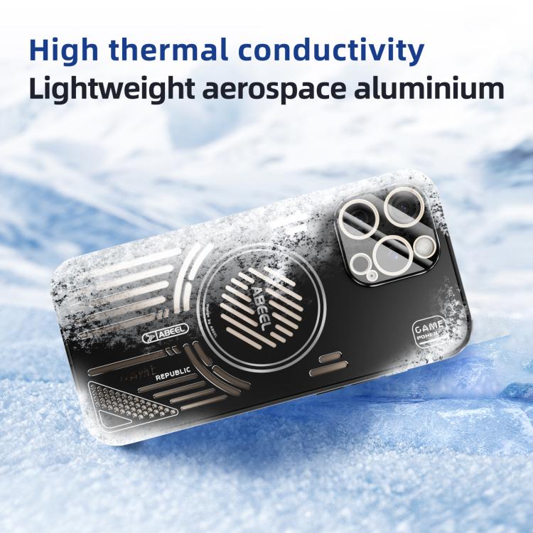 For iPhone 13 Pro ABEEL Ice Fox Series Magsafe Heat Sink Cooling Phone Case