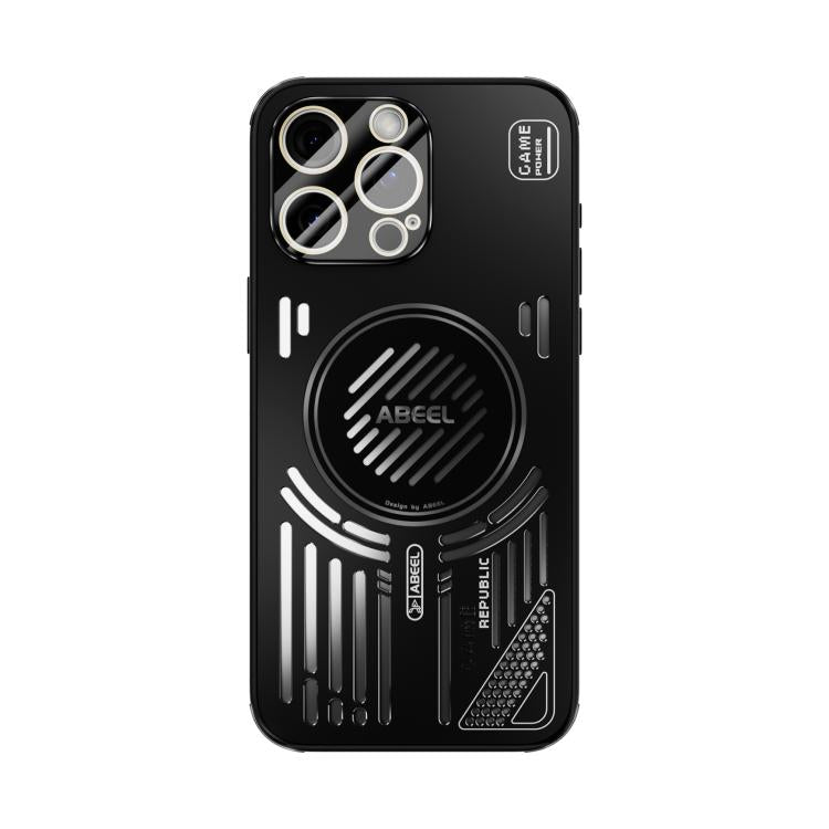 For iPhone 14 Pro Max ABEEL Ice Fox Series Magsafe Heat Sink Cooling Phone Case