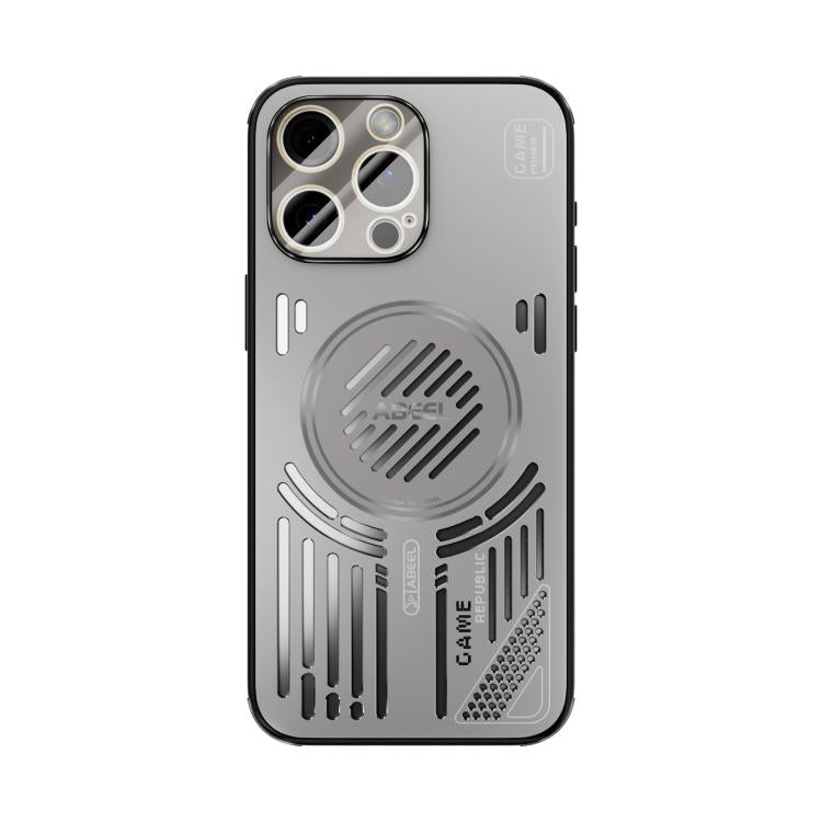 For iPhone 15 Pro ABEEL Ice Fox Series Magsafe Heat Sink Cooling Phone Case