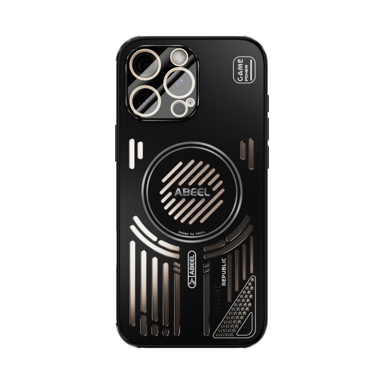 For iPhone 16 Pro ABEEL Ice Fox Series Magsafe Heat Sink Cooling Phone Case