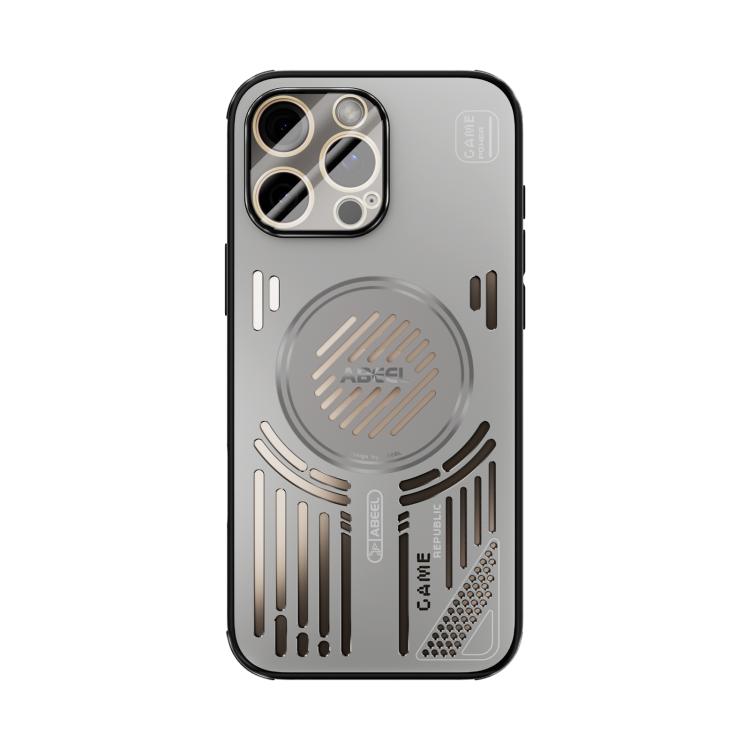 For iPhone 16 Pro ABEEL Ice Fox Series Magsafe Heat Sink Cooling Phone Case