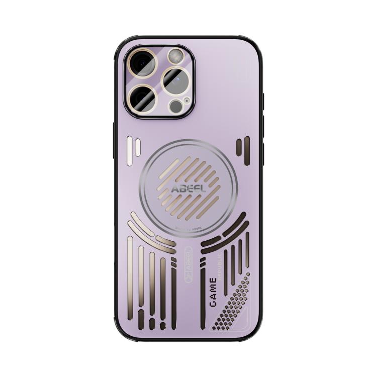For iPhone 16 Pro ABEEL Ice Fox Series Magsafe Heat Sink Cooling Phone Case