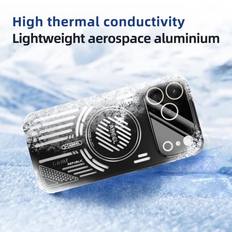 For iPhone 17 Pro Max ABEEL Ice Fox Series Magsafe Heat Sink Cooling Phone Case