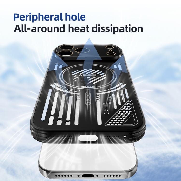 For iPhone 17 ABEEL Ice Fox Series Magsafe Heat Sink Cooling Phone Case