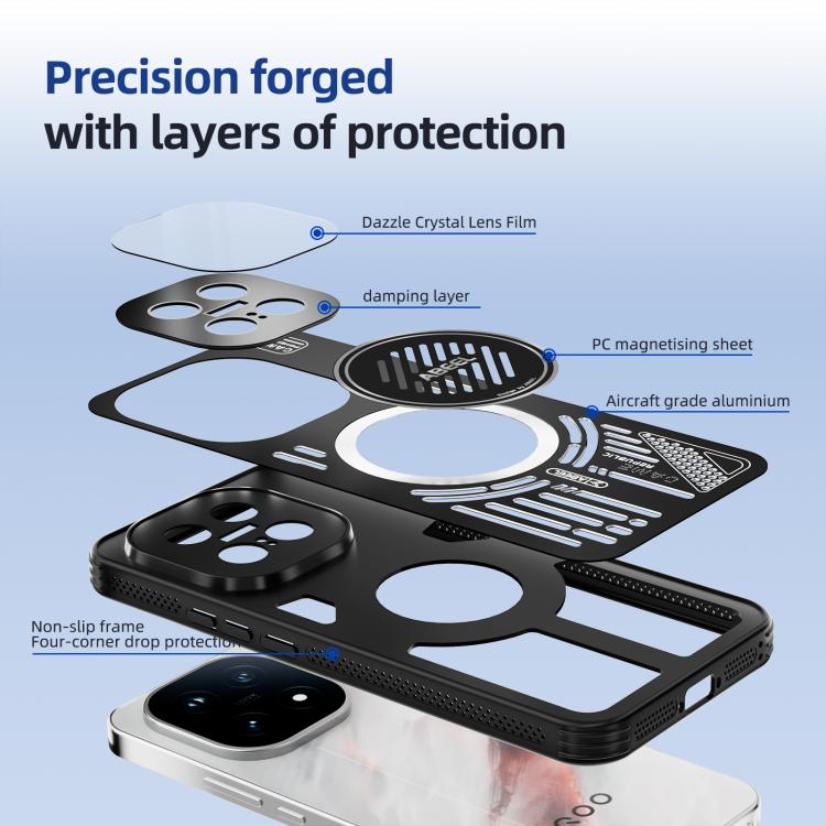 For vivo iQOO 15 ABEEL Ice Fox Series Magsafe Heat Sink Cooling Phone Case
