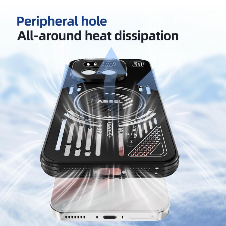 For vivo iQOO 15 ABEEL Ice Fox Series Magsafe Heat Sink Cooling Phone Case