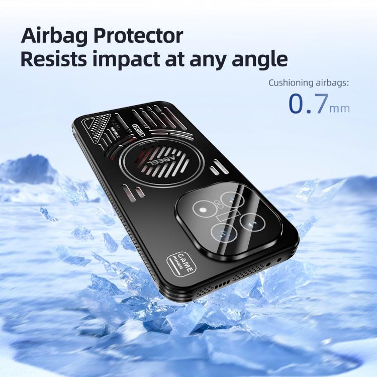 For vivo iQOO 15 ABEEL Ice Fox Series Magsafe Heat Sink Cooling Phone Case