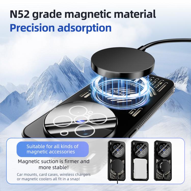 For vivo X300 Pro ABEEL Ice Fox Series Magsafe Heat Sink Cooling Phone Case