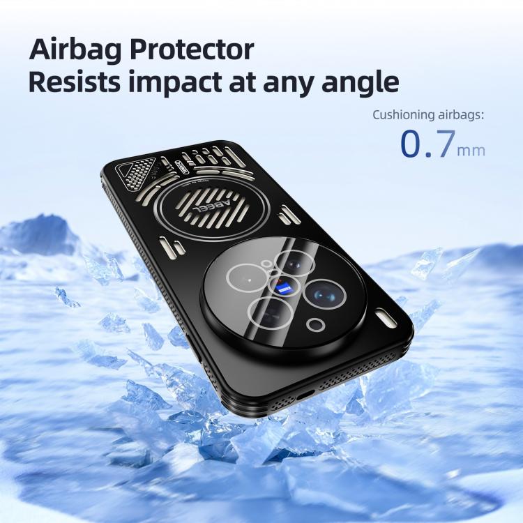 For vivo X300 Pro ABEEL Ice Fox Series Magsafe Heat Sink Cooling Phone Case