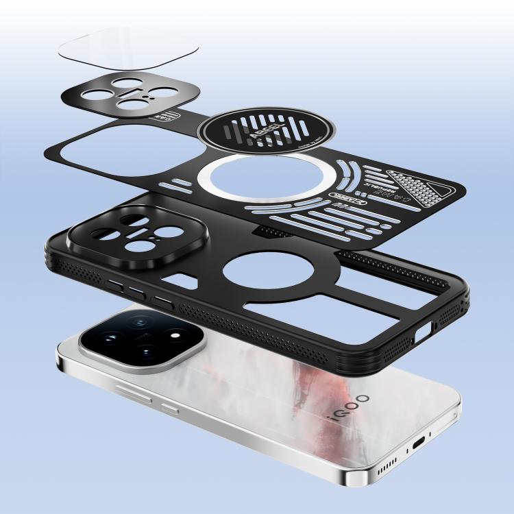 For vivo iQOO 15 Ultra 5G ABEEL Ice Fox Series Magsafe Heat Sink Cooling Phone Case