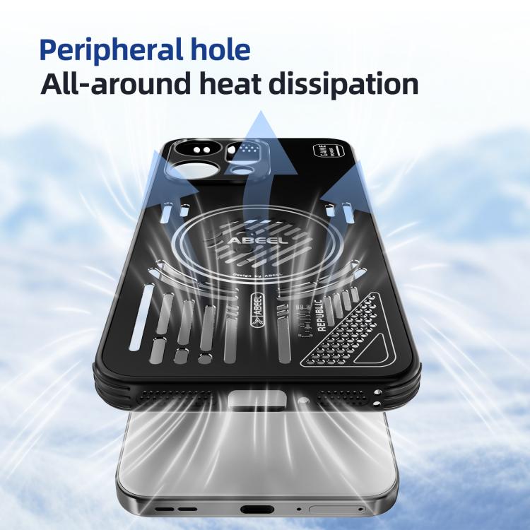 For OPPO Reno 14 Pro Global ABEEL Ice Fox Series Magsafe Heat Sink Cooling Phone Case