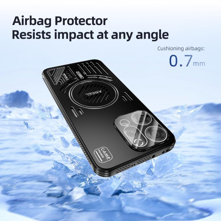 For OPPO Reno 14 Global ABEEL Ice Fox Series Magsafe Heat Sink Cooling Phone Case