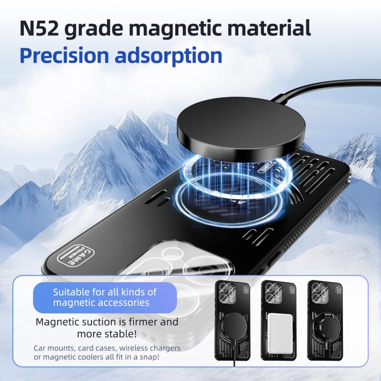 For OPPO Reno 14 Global ABEEL Ice Fox Series Magsafe Heat Sink Cooling Phone Case