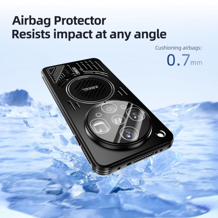 For OPPO Find X8 ABEEL Ice Fox Series Magsafe Heat Sink Cooling Phone Case