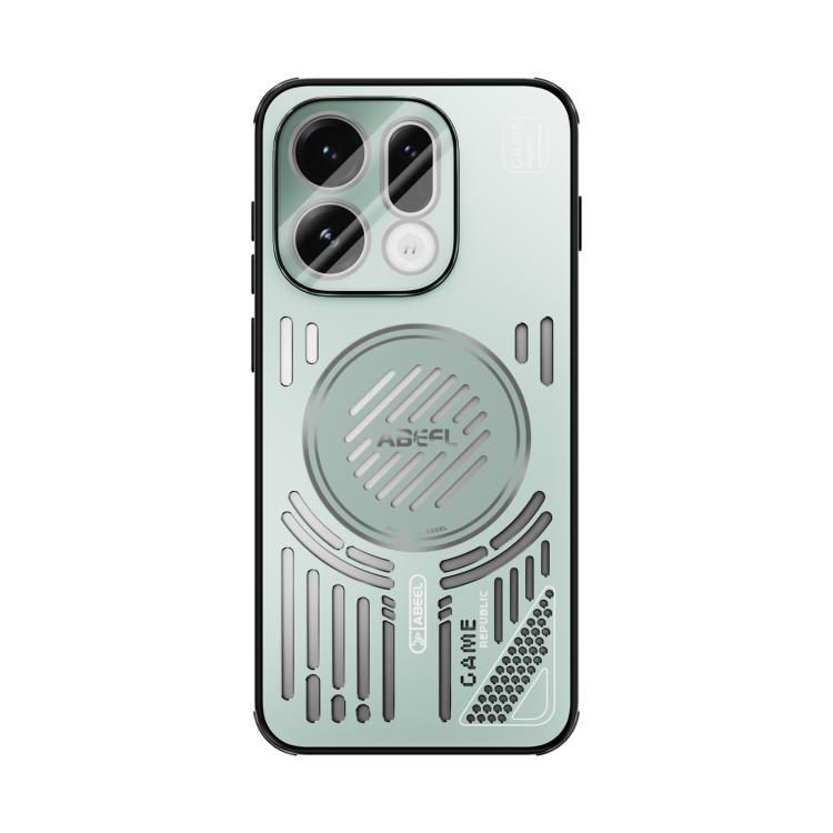 For OPPO Find X9 ABEEL Ice Fox Series Magsafe Heat Sink Cooling Phone Case