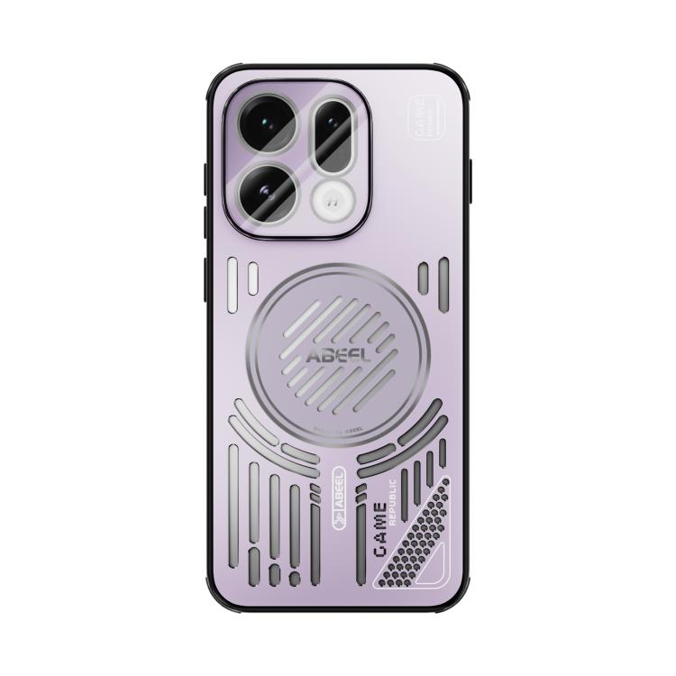 For OPPO Find X9 ABEEL Ice Fox Series Magsafe Heat Sink Cooling Phone Case