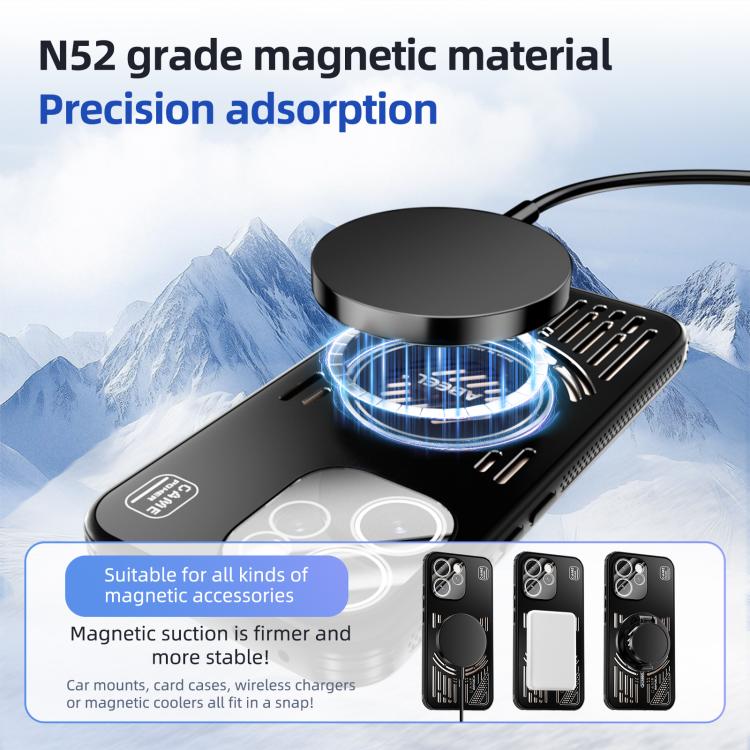 For OPPO Reno15 Pro 5G Global ABEEL Ice Fox Series Magsafe Heat Sink Cooling Phone Case