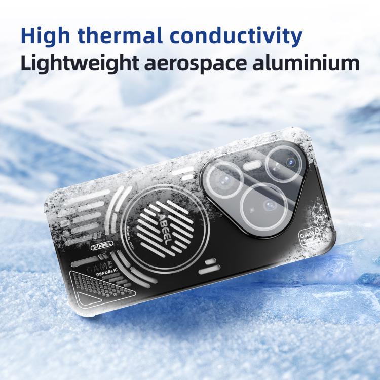 For Huawei Pura 70 ABEEL Ice Fox Series Magsafe Heat Sink Cooling Phone Case