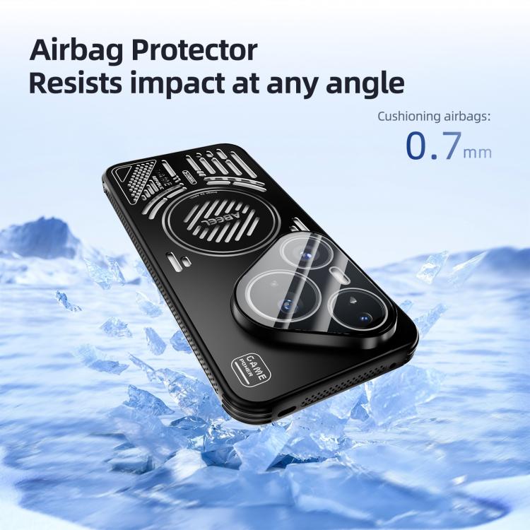 For Huawei Pura 70 ABEEL Ice Fox Series Magsafe Heat Sink Cooling Phone Case