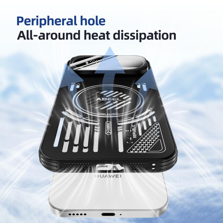 For Huawei nova 15 ABEEL Ice Fox Series Magsafe Heat Sink Cooling Phone Case