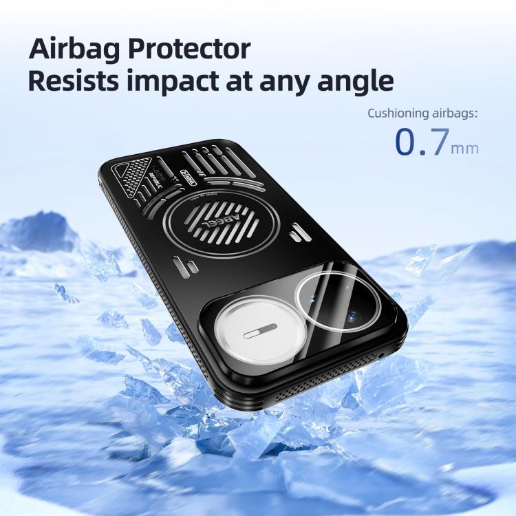 For Huawei nova 15 ABEEL Ice Fox Series Magsafe Heat Sink Cooling Phone Case