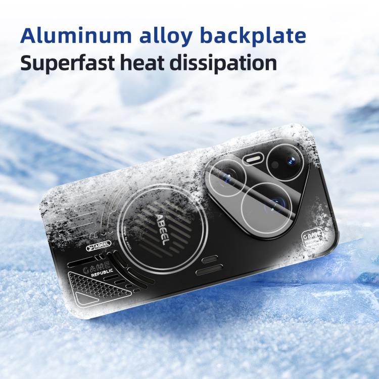 For Huawei Pura 90 Pro 5G ABEEL Ice Fox Series Magsafe Heat Sink Cooling Phone Case