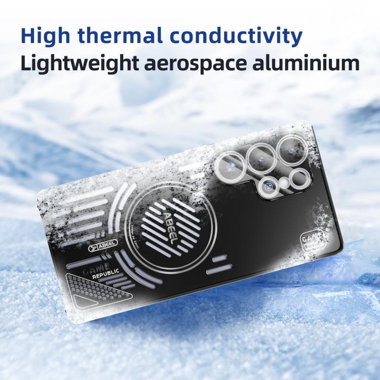 For Samsung Galaxy S25 Ultra 5G ABEEL Ice Fox Series Magsafe Heat Sink Cooling Phone Case