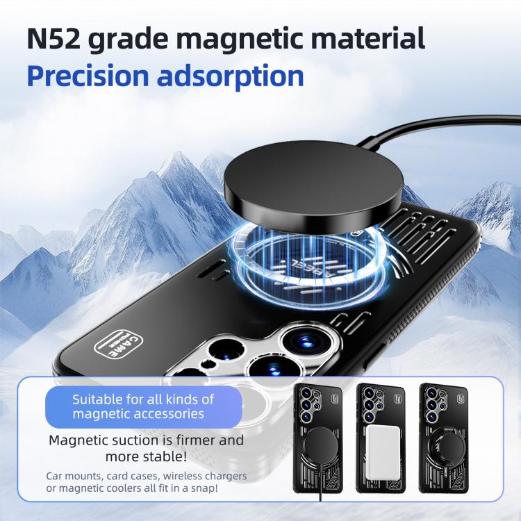 For Samsung Galaxy S26+ 5G ABEEL Ice Fox Series Magsafe Heat Sink Cooling Phone Case
