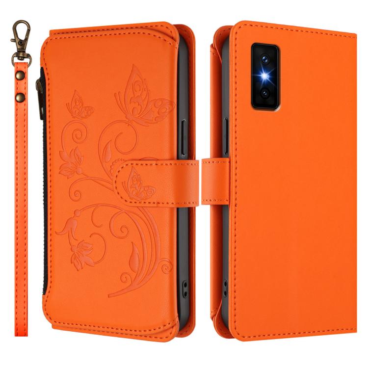 For Infinix GT 30 Pro Butterfly Love Flower Multi-card Zipper Wallet Leather Phone Case