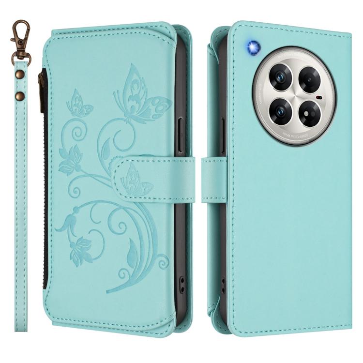 For Infinix Zero 40 5G Butterfly Love Flower Multi-card Zipper Wallet Leather Phone Case