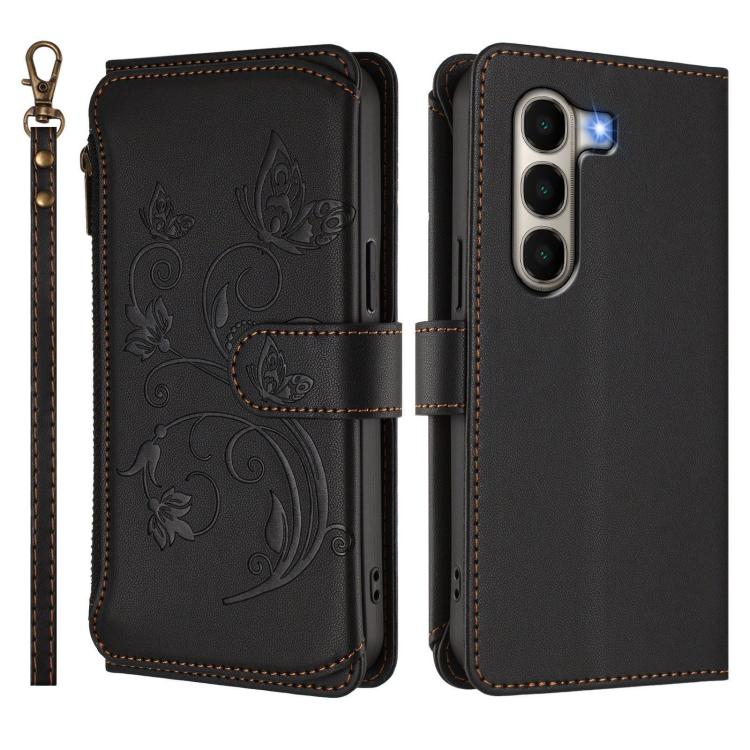 For Itel A95 5G Butterfly Love Flower Multi-card Zipper Wallet Leather Phone Case