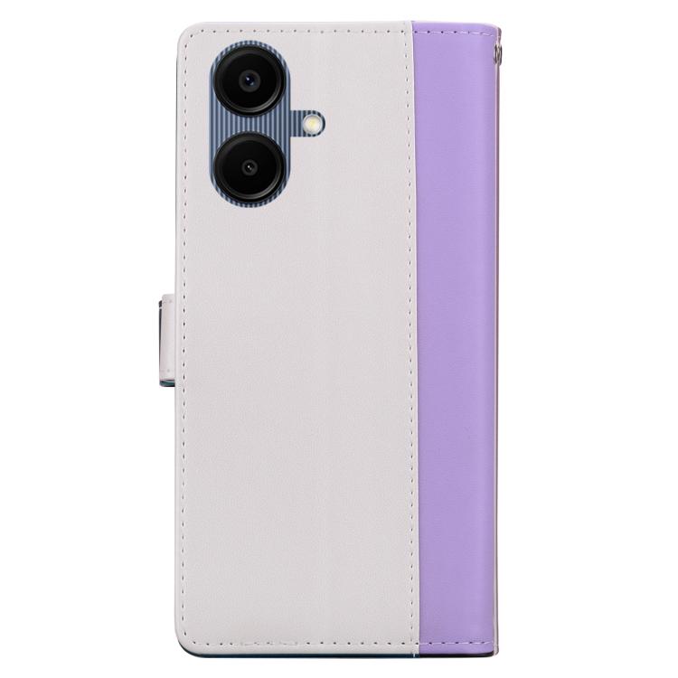 For Samsung Galaxy A06 4G / 5G Embossed Two-Color Leather Phone Case
