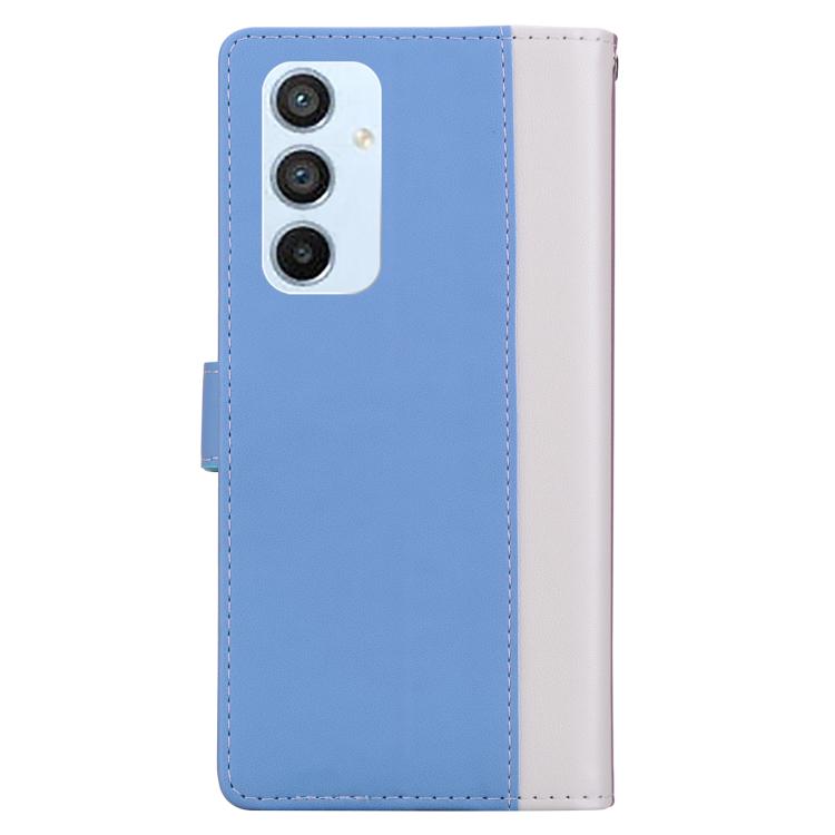 For Samsung Galaxy A54 5G Embossed Two-Color Leather Phone Case