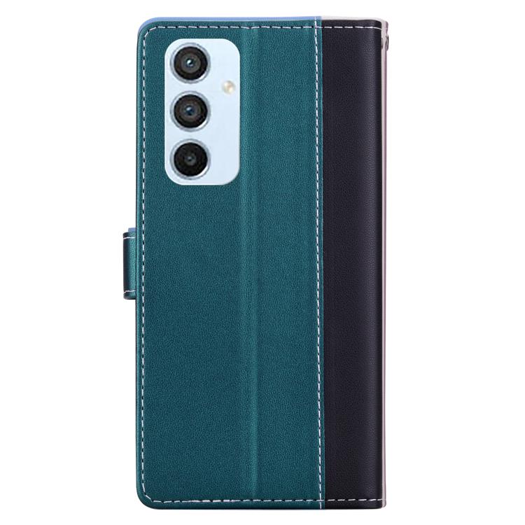 For Samsung Galaxy A54 5G Embossed Two-Color Leather Phone Case