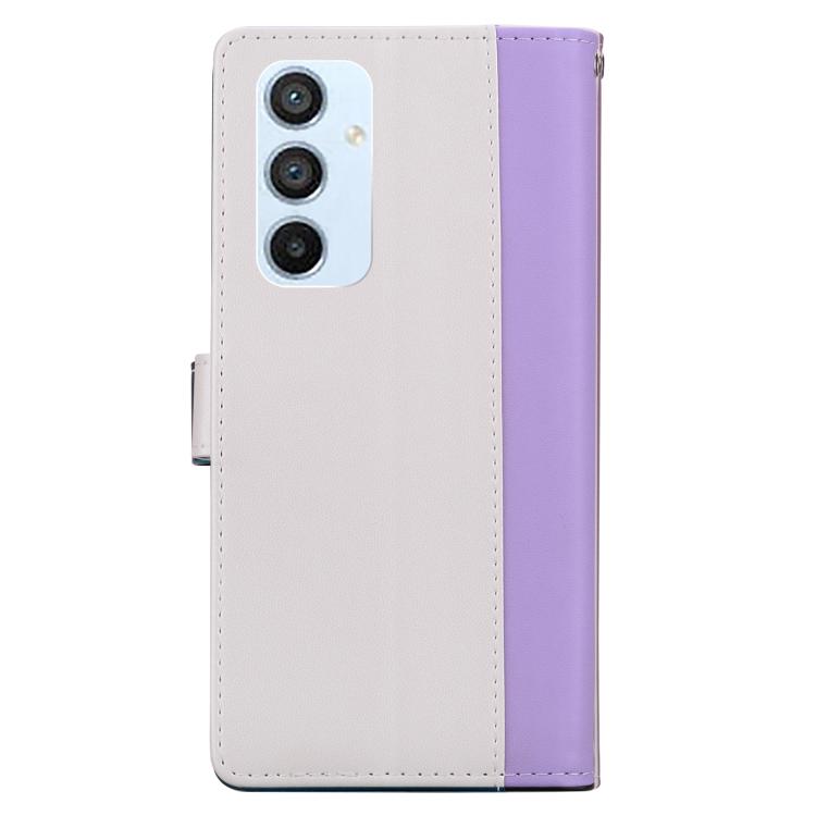 For Samsung Galaxy A54 5G Embossed Two-Color Leather Phone Case