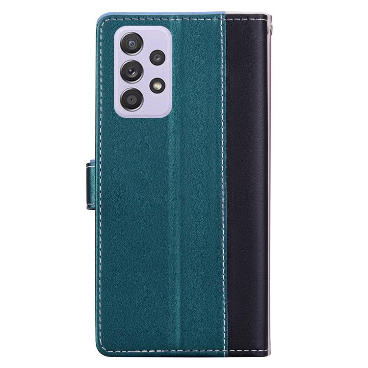 For Samsung Galaxy A52 / A52s 5G Embossed Two-Color Leather Phone Case