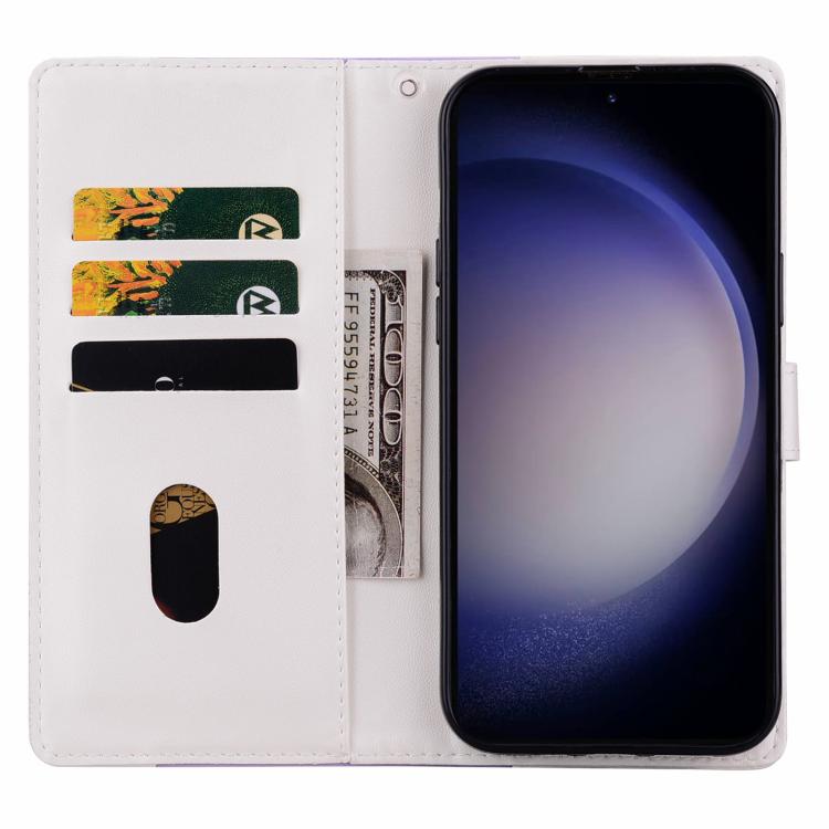 For Samsung Galaxy A52 / A52s 5G Embossed Two-Color Leather Phone Case