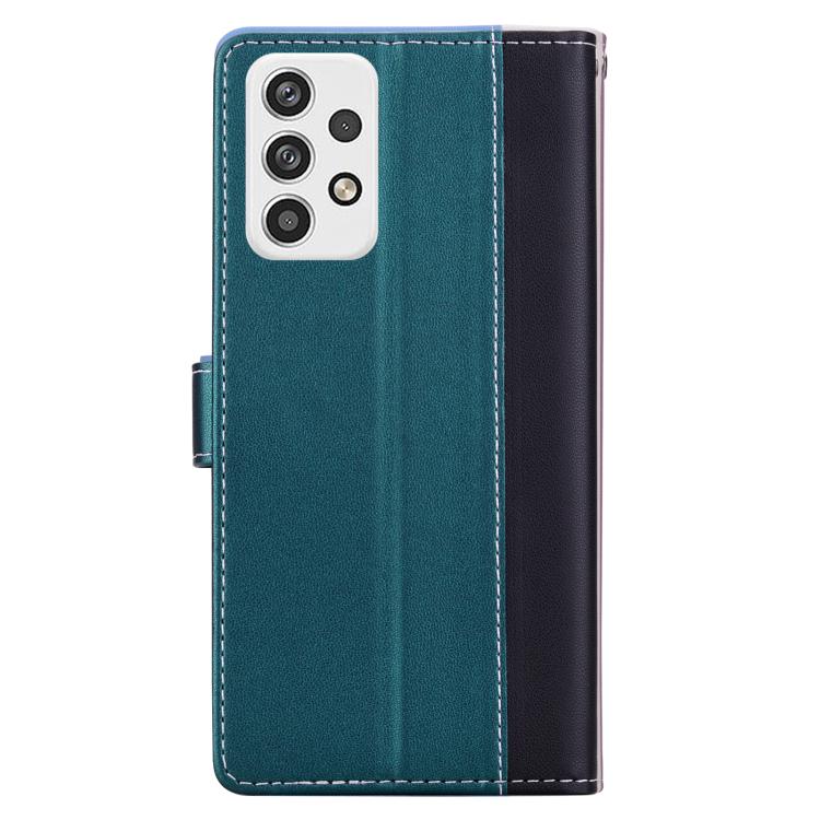 For Samsung Galaxy A32 4G Embossed Two-Color Leather Phone Case