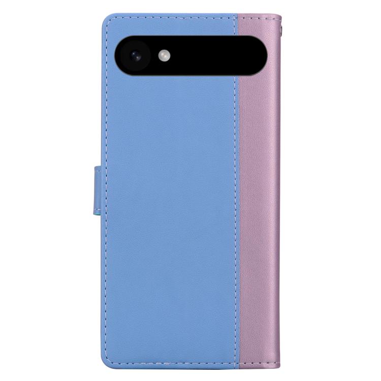 For iPhone Air Embossed Two-Color Leather Phone Case