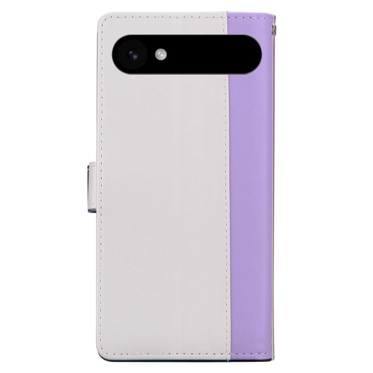 For iPhone Air Embossed Two-Color Leather Phone Case