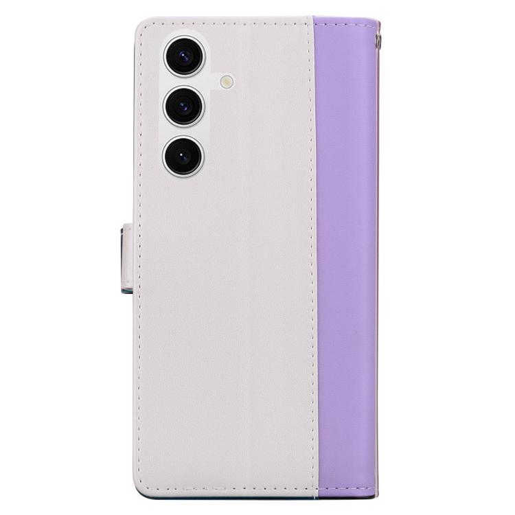 For Samsung Galaxy S23+ 5G Embossed Two-Color Leather Phone Case
