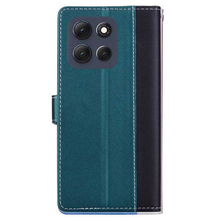 For Motorola Moto G86 5G Embossed Two-Color Leather Phone Case