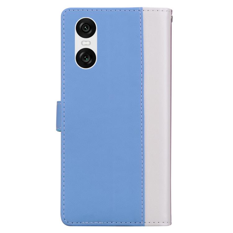 For Sony Xperia 10 VI Embossed Two-Color Leather Phone Case