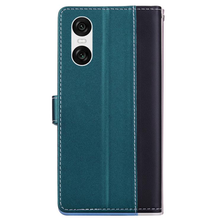 For Sony Xperia 10 VI Embossed Two-Color Leather Phone Case
