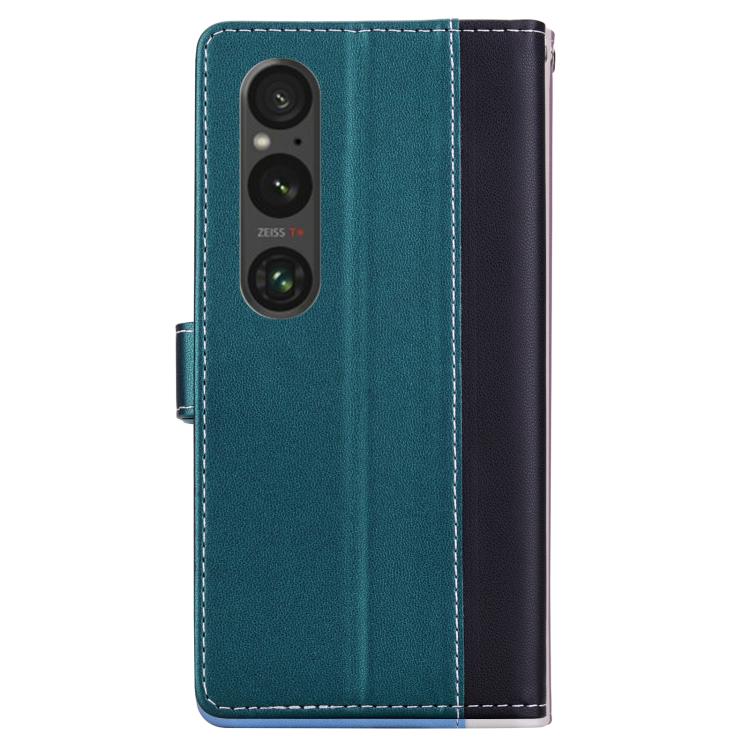 For Sony Xperia 1 VI Embossed Two-Color Leather Phone Case