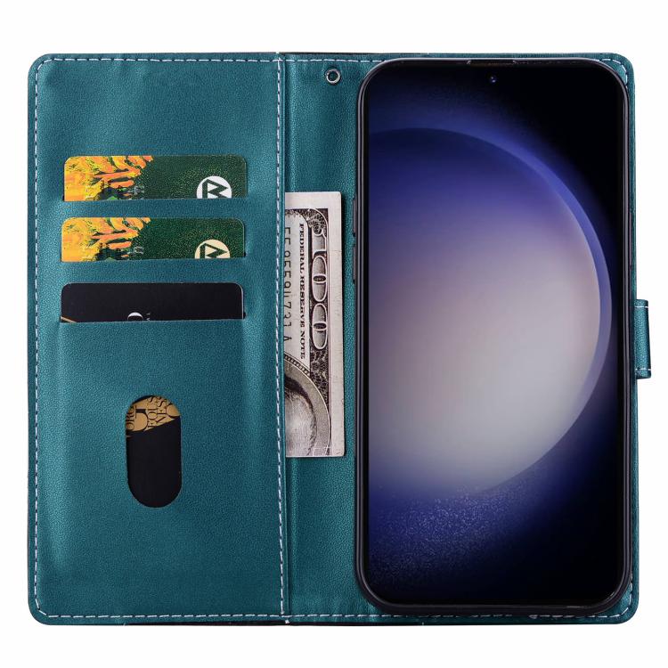 For Xiaomi 15 Embossed Two-Color Leather Phone Case